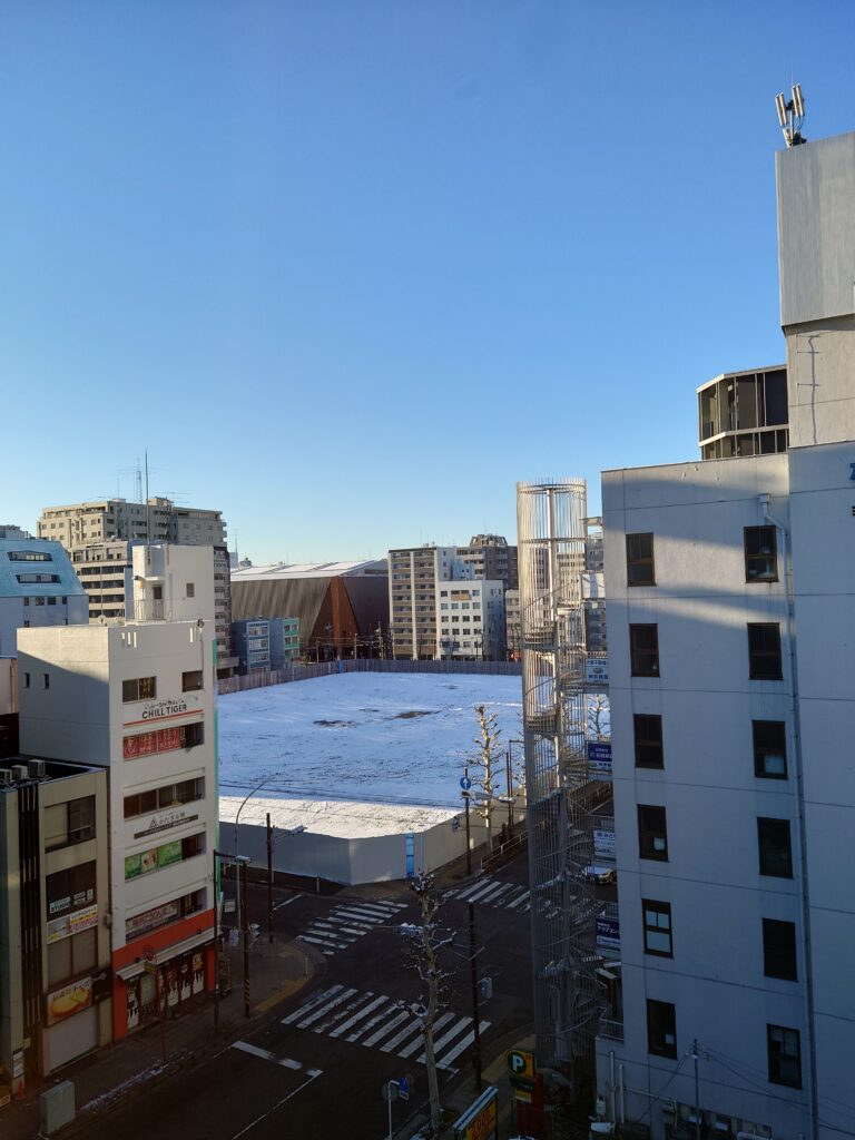 Yokohama文化体育館、横浜文化体育館跡地、再建築中